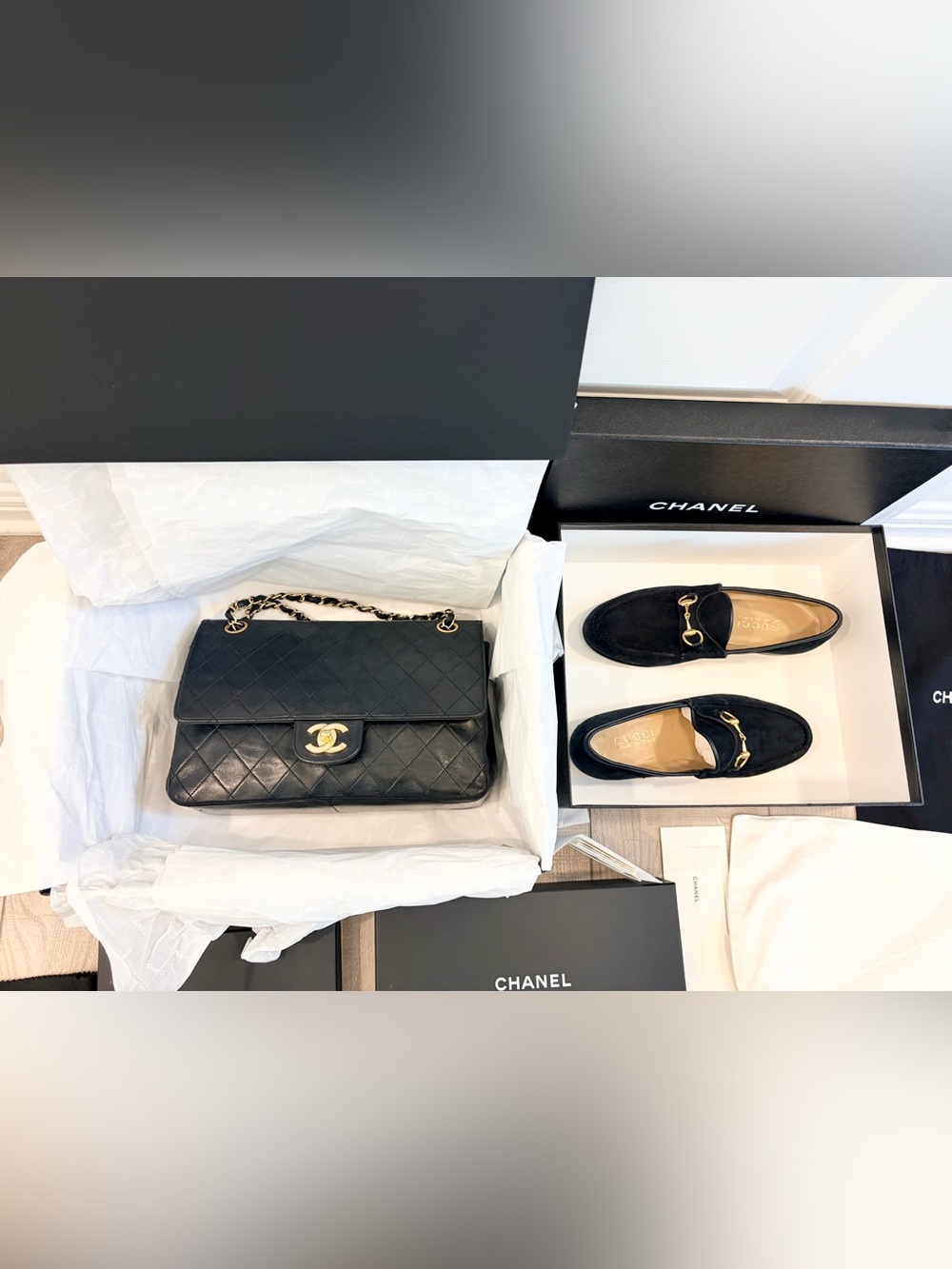 Auth CHANEL 6 PIECES Bundle 4 Boxes + 2 Dust Bags & Accessories - Picture 16 of 16